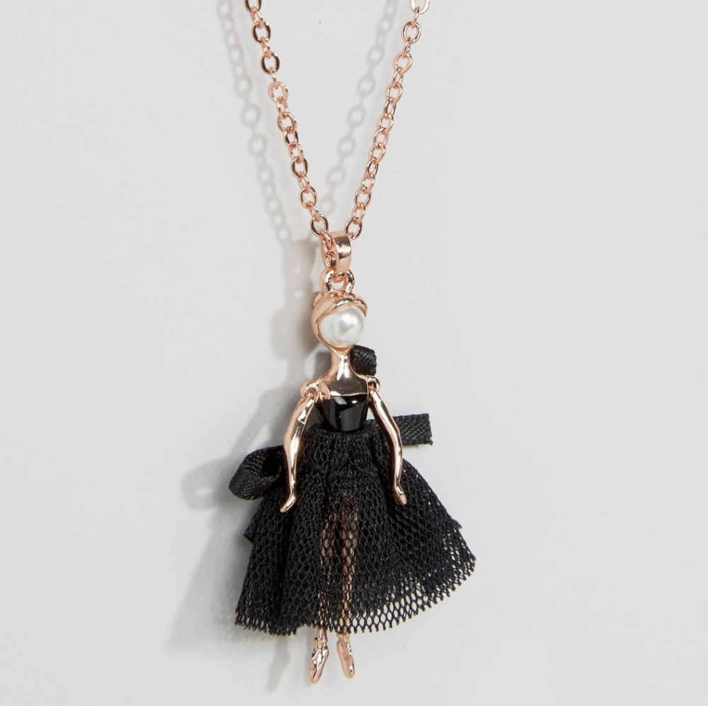 🔥LAST 1🔥NWT TED BAKER MINI BALLERINA NECKLACE - Picture 5 of 9